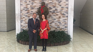 美國(guó)客戶(hù)來(lái)公司考察